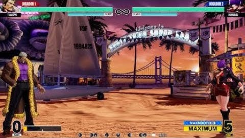 THE KING OF FIGHTERS XV ryuji yamazaki combo 100% quick max SDM climax ( corner ) 77 hits