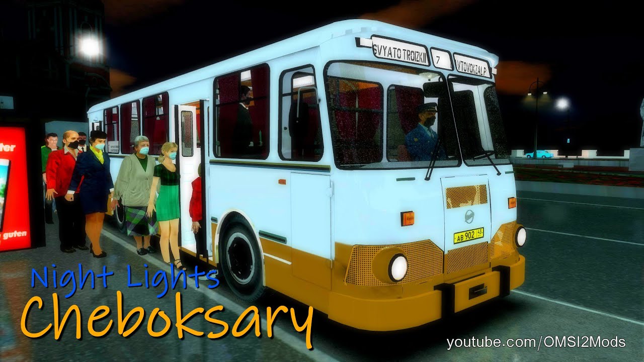 OMSI 2 – Cheboksary Night Lights (LiAZ-677)