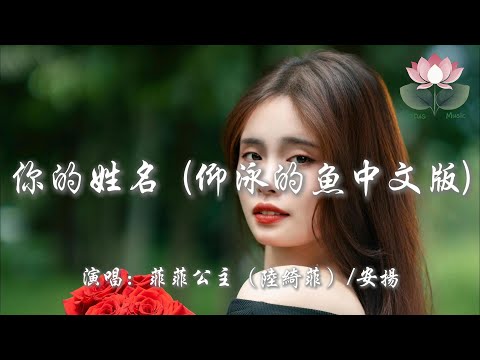 菲菲公主（陸綺菲）/安揚 - 你的姓名（仰泳的魚中文版）『你的姓名 提及時總走在雨中』【動態歌詞MV】