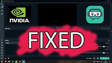 StreamLabs OBS Black Screen Fix NVIDIA Laptop (Windows 10)