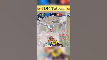 TDM Tips and Tricks ✅🔥1 V 3 🔥Bgmi  fastest ☠ peek+crouch+gyroscope #shorts #tdm #handcam #5finger