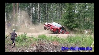 WRC Neste Rally Finland 2017 - Päijälä CRASH corner, jumps, moments..