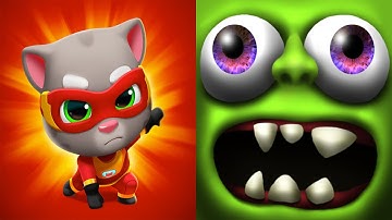 Zombie Tsunami VS Talking Tom Hero Dash - All Levels Gameplay Android,ios (Part 17)