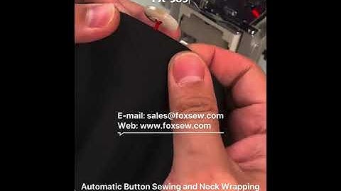 Automatic Button Sewing and Neck Wrapping Machine for Shank Button and Counter Button