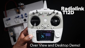 Beginners Quick Look Radiolink T12D Transmitter Desktop Demo