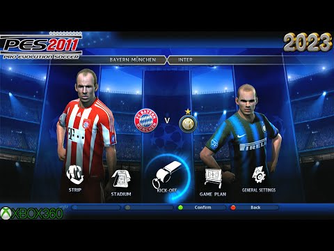 Bayern Munich vs Inter - PES 2011 Xbox 360 Gameplay in 2023 | UCL Match