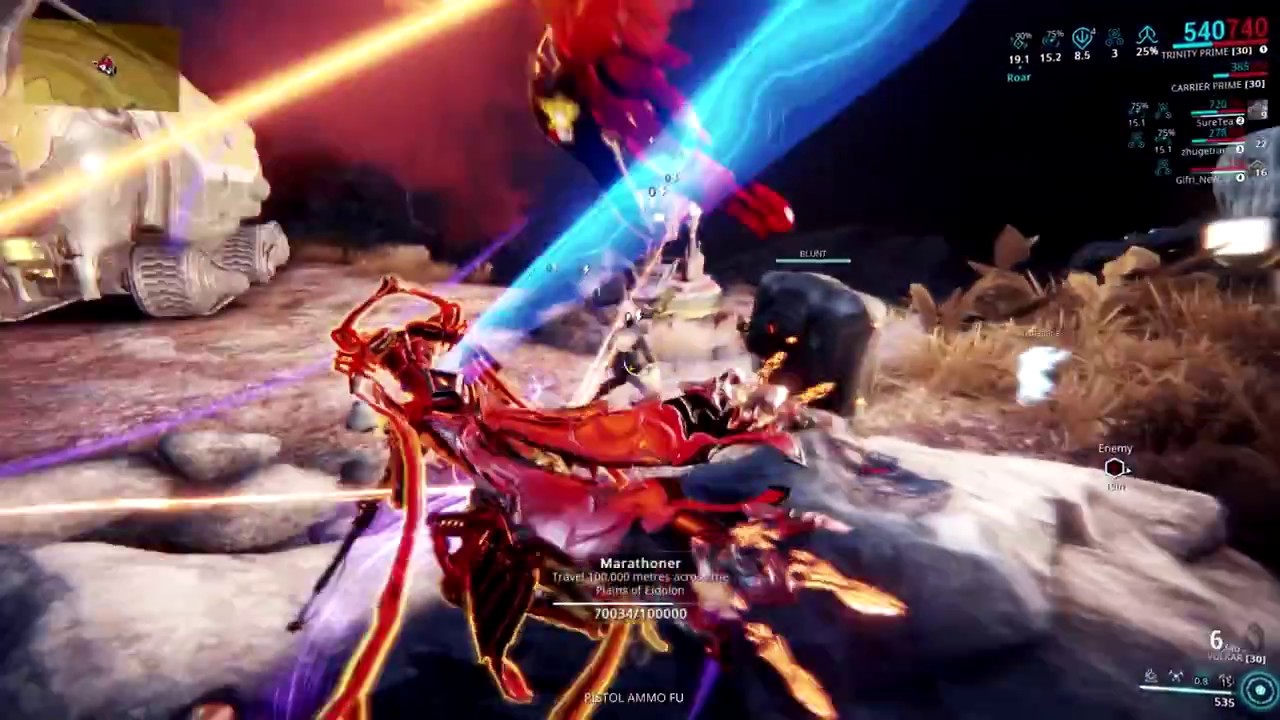 Warframe - Killing Eidolon Teralyst for the first time - YouTube