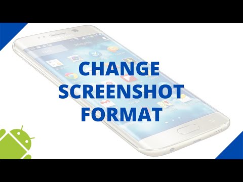How to change screenshot format JPG to PNG on a Samsung phone