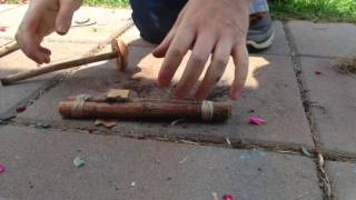 Bow Drill - 2 Stick, 2 Hole Ember