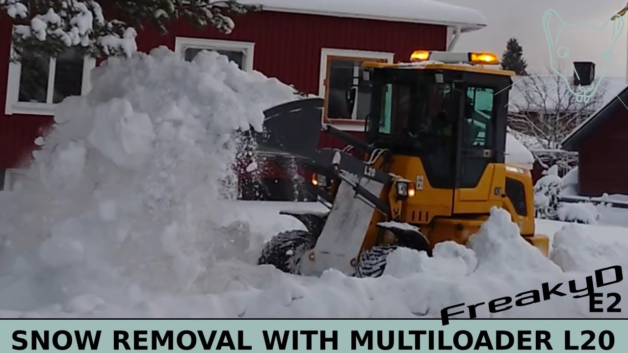 Multiloader Multiloader L20 Snow Plowing S1 E2 - YouTube