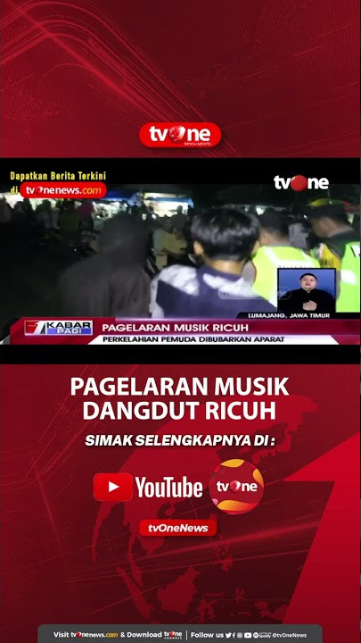 Download lagu Kericuhan Mewarnai Pagelaran Musik Dangdut #shorts #dangdut #tvone