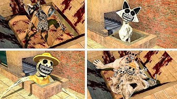 NEW ZOONOMALY SIREN HEAD AND ALL MONSTER FAMILY TORTURE!! (Garry