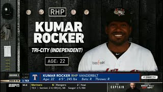 Rangers Draft RHP Kumar Rocker From Tri-City With 3rd Pick of 2022 MLB Draft