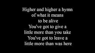 More than you take - lyrics chords