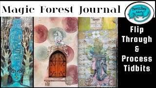Magic Forest Mixed Media Journal: Flip Through and Process tidbits by devonrex4art 507 views 11 months ago 25 minutes