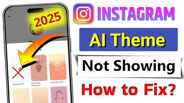 Create with ai theme option not showing on instagram | Instagram Ai theme option not showing problem