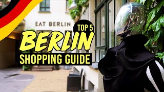 BERLIN🇩🇪 SHOPPING GUIDE TOP 5 (Shops & Areas): Alexanderplatz, KaDeWe, Mall of Berlin, & more!