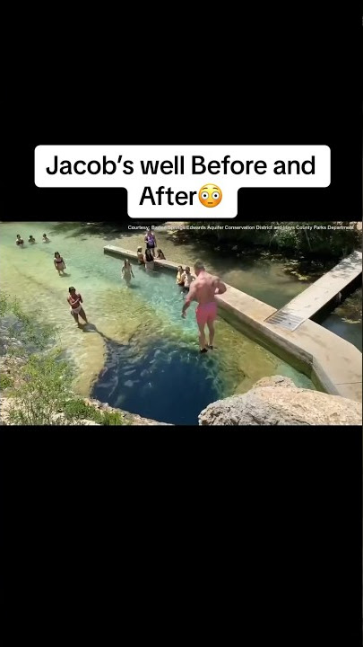 Jacob’s well Before and After😳 #shorts