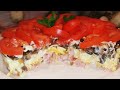 БЕЗУМНО ВКУСНЫЙ САЛАТ ЧИКАГО! САЛАТ С КОПЧЕНОЙ КУРИЦЕЙ И ШАМПИНЬОНАМИ!