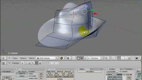 Blender Modeling Tutorial - Fedora Hat Part 2 of 2