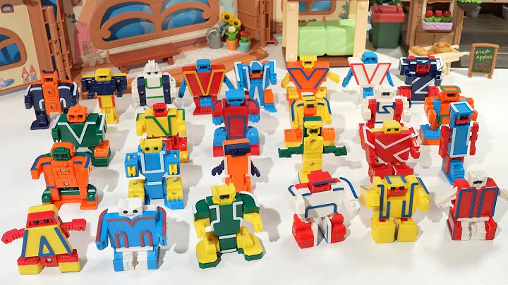 The Best Alphabet Learning Video for Toddlers with Transforming Letter Robots!