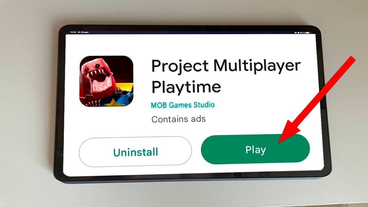 Project playtime mobile на андроид