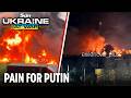 Ukraine drone swarm hammers Putin's oil deep inside Russia & huge chemical hub blown up in the south