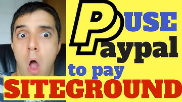 Simple Way To Pay Your Siteground Hosting With Paypal