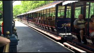 Walt Disney World Railroad Train Arriving