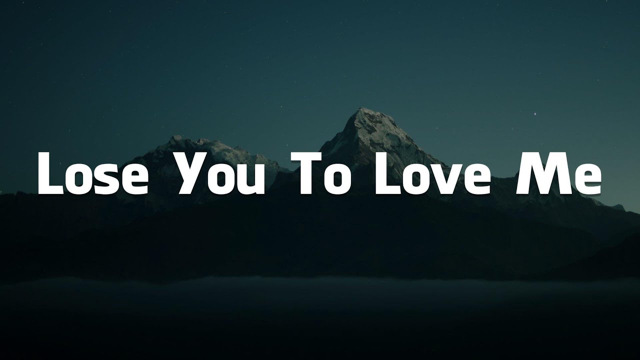 Lose You To Love Me Lyrics Deutsch Lose You To Love Me, You Broke Me First, Symphony (Lyrics) - Selena