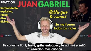 CANTANTE ESPAÑOL REACCIONA A Hasta que te conocí Juan Gabriel -cambia mi estado de ánimo al instante