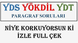 YDS-YÖKDİL-YDT Okuma Parçası/Paragraf Soruları Nasıl Çözülür. Taktikler ve Çıkmış Soru Çözümleri. screenshot 3