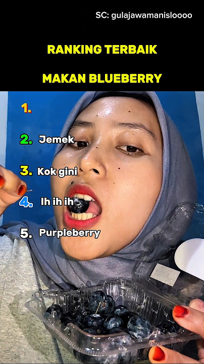 Ranking Makan Blueberry