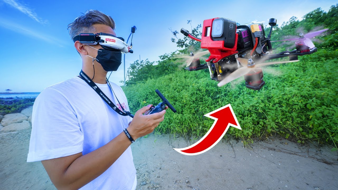 DRONE BALAP LIAR!! SANGARR!! DRONE FPV TERNYATA BEGINI..!!