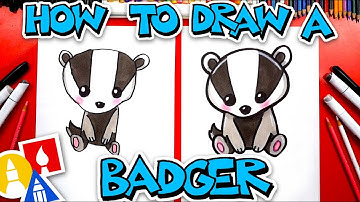 How To Draw Cartoon Badger
