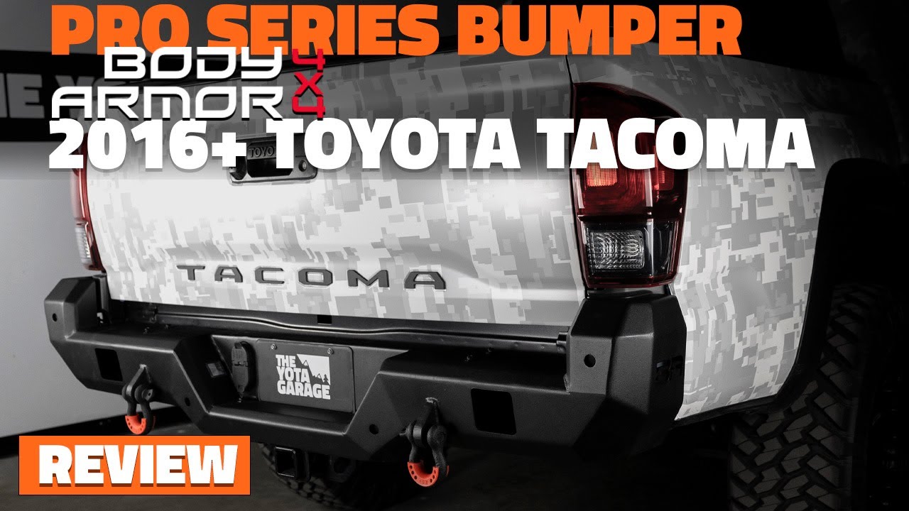 2016+ Toyota Body Armor 4x4 Pro Series Rear Bumper Review