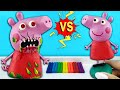 Страшная Свинка Пеппа Злая форма➤Из игры Peppa Pig.exe мульт. Лепим фигурки из пластилина с Лепка ОК