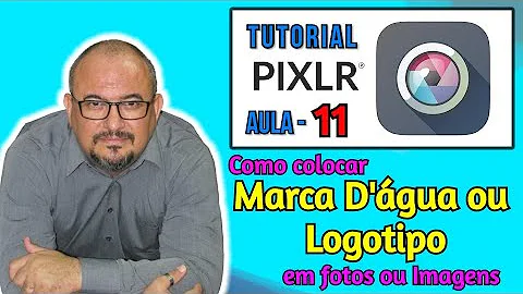 Como fazer marca d'água no Pixlr?