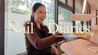 life as a nail salon owner in nyc ₊˚‧ ۶ৎ (running 2 businesses, thoughts as an owner, how I manage)