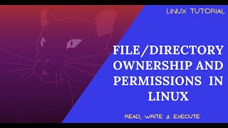 File/Directory Ownership and Permissions in Linux - Read, Write & Execute