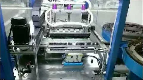 Automatic soldering machine WTS-2MTA-2B (Two bowls feeder). For transformers