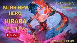 NEW HERO HIRARA Advance server Gameplay #Hirara #MLBB # ML #Mobilelegends #shorts #short