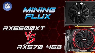 RX6600XT vs RX570 4G Mining FLUX After The Merge | EP-025