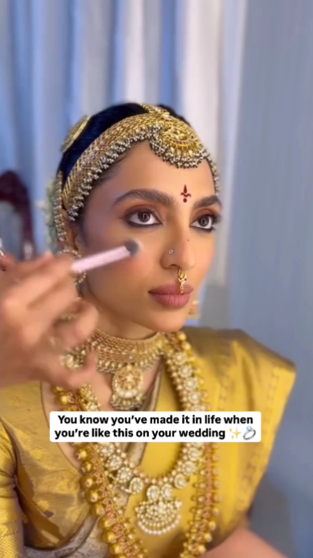 Inside Sobhita Dhulipala’s Gorgeous Bridal Transformation ? #sobhitadhulipala #shorts