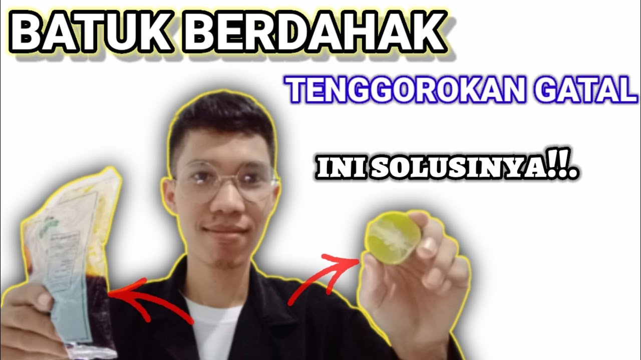Cara mengobati batuk dengan kecap dan jeruk nipis 