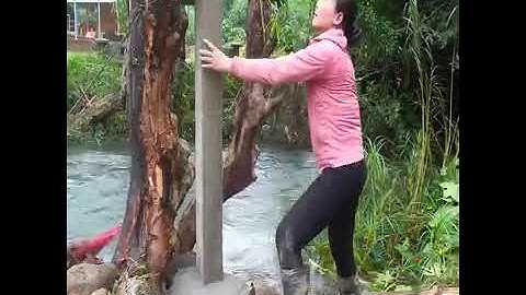 Rebuilding a Stronger Bridge After Flood Damage | Raised & Reinforced with Iron Bars