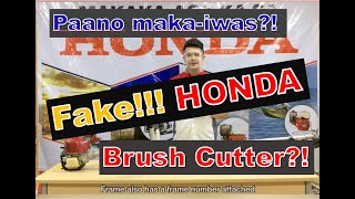 Anti Fake Honda Brush Cutter Campaign
