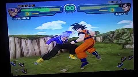 Dragon Ball Z Budokai(Gamecube)-Trunks vs Goku IV