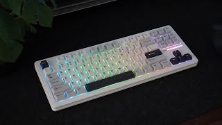 YUNZII YZ87 TKL Keyboard (White) | Sound Test – YUNZII Milk Linear Switch