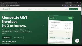 InvoicePK | Invoice Generator Web App | React, Next.js, Firebase | Full Stack Project
